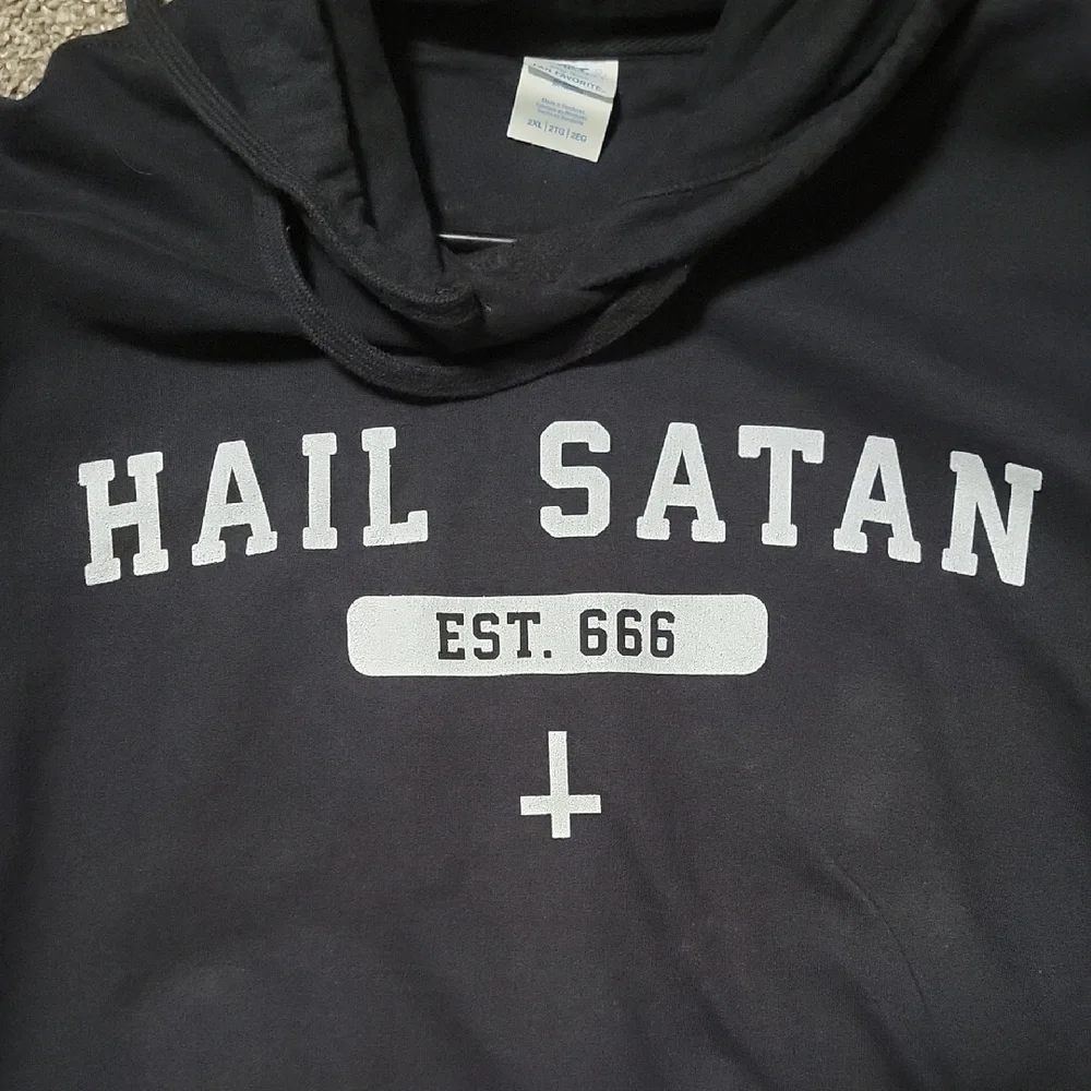 Port and Company Black Graphic Hoodie - Picture 3 of 4